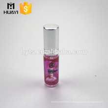 10ml glass perfume bottle with pink screen printing